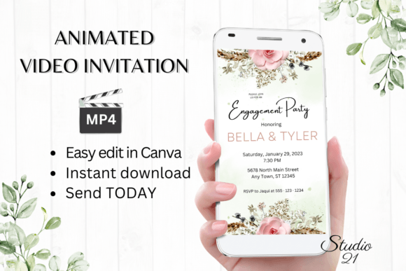 Boho Engagement Party Invite W1126: A Designer's Guide