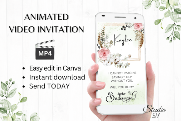 Boho Junior Bridesmaid W3122JM: A Creative Font for Modern Designers