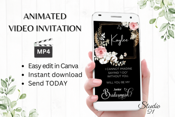 Boho Junior Bridesmaid W3123JM: A Fresh Take on Script Fonts