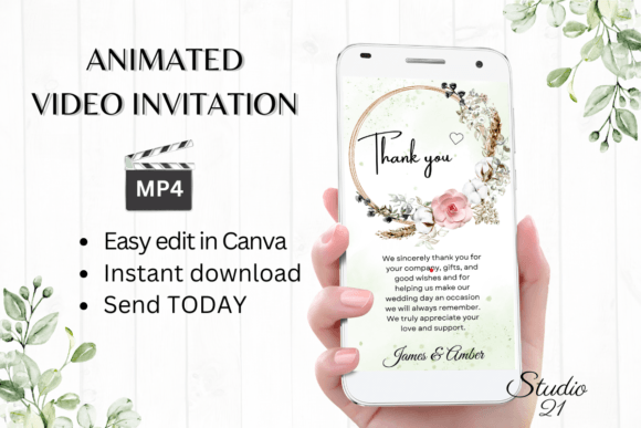 Boho Wedding Thank You W9128TU: A Creative Font Guide