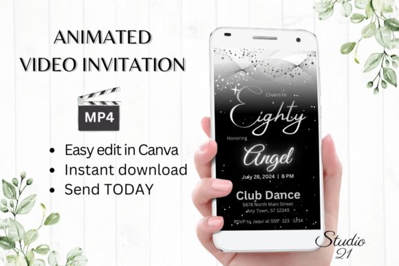 Celebrate Eighty Years: Modernize Your Invitations