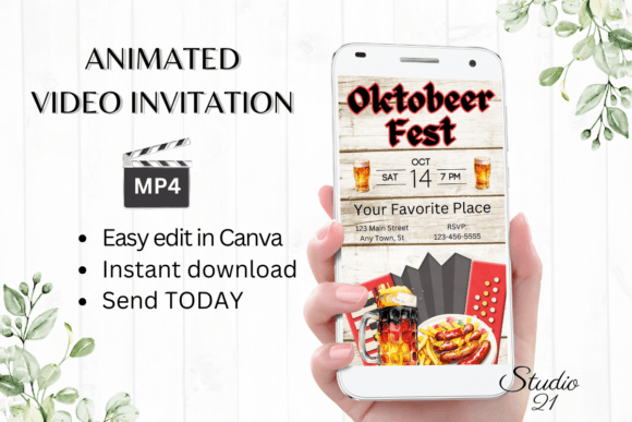 Effortless Celebrations: The Digital Oktoberfest Invitation