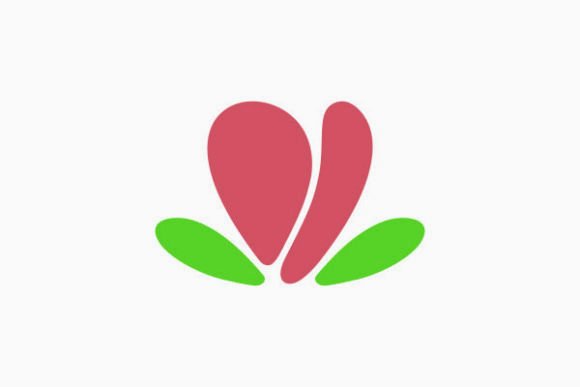 Exploring the Heart Flower Love Leaf Logo Design