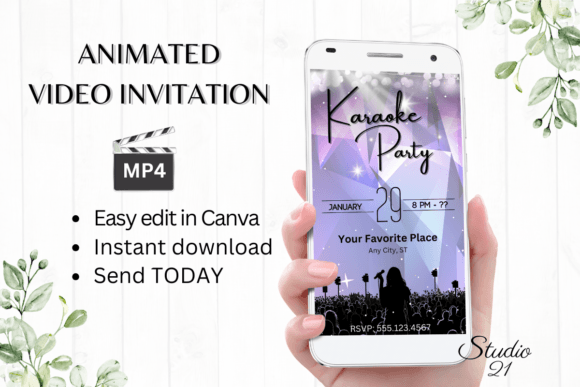 Host a Karaoke Night in Minutes with a Digital Invitation