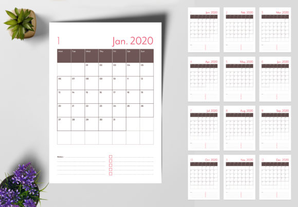 Master Your Year: The Calendar Planner Creative Template