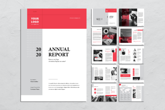 Professional Annual Report Design: A 20-Page Template for Your Business
