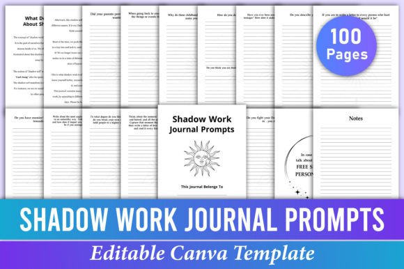Shadow Work Journal Prompts: Your Canva KDP Design Solution