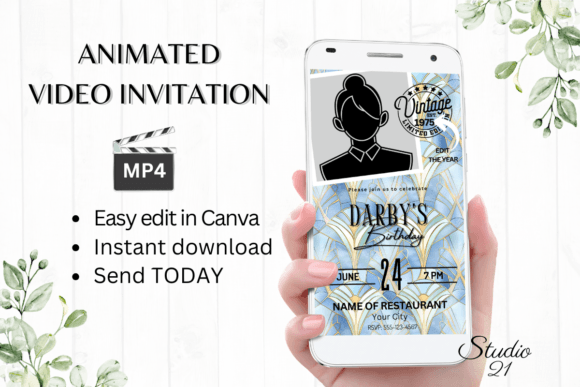 Why Digital Vintage Birthday Invitations Still Feel Fresh